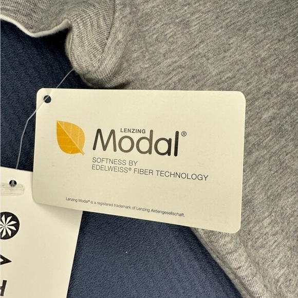 NEW Reversible Athleta Destina dress white heather gray scoop neck lenzing modal - Picture 6 of 9